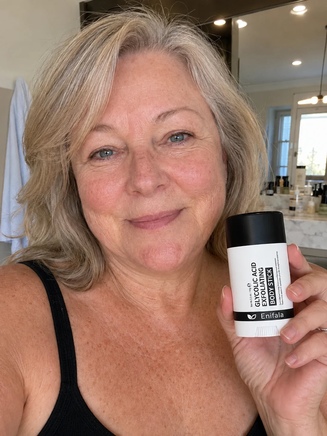Customer with the Smooth & Even Glycolic Body Stick